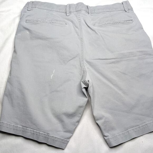 Gap Club Room Men's Casual Shorts 33 34 Flat Front Distressed - Picture 3 of 10